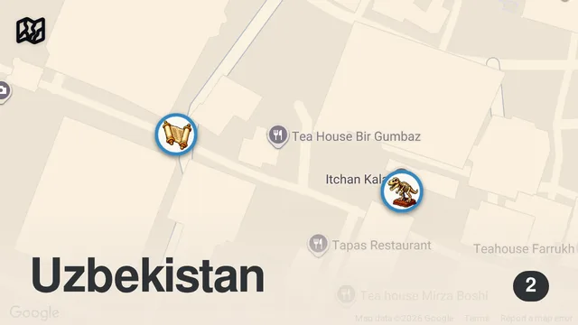Map of Deep Inside Silk Road City You Have Never Seen - Khiva, Uzbekistan 🇺🇿