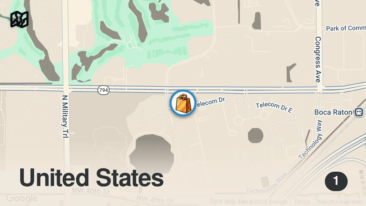 Map of 1 spot from Eating at a Restaurant With ZERO Reviews (This was a mistake)