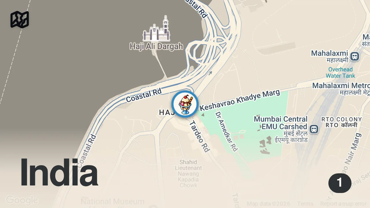 Map of 1 spot from Vara juice is one of the freshest juice spots #explore #trending
