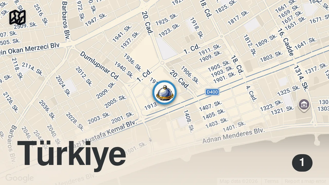 Map of 1 spot from TÜRKİYE’NİN EN UCUZ TANTUNİSİ!!!