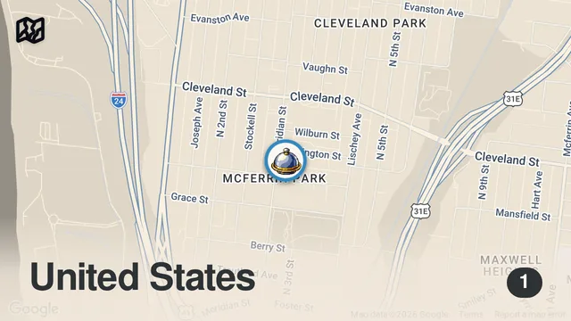 Map of SEAN BROCK’s Restaurant | AUDREY, Nashville