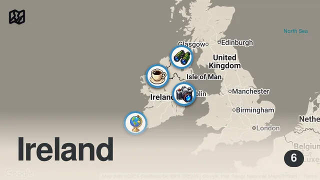 Map of 31 ESSENTIAL First Time IRELAND Travel Tips