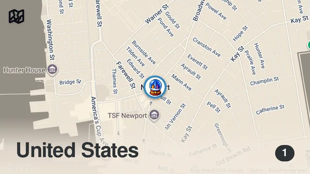 Map of 9 Must Try Spots in Newport, RI #newportri #rhodeisland #foodreview