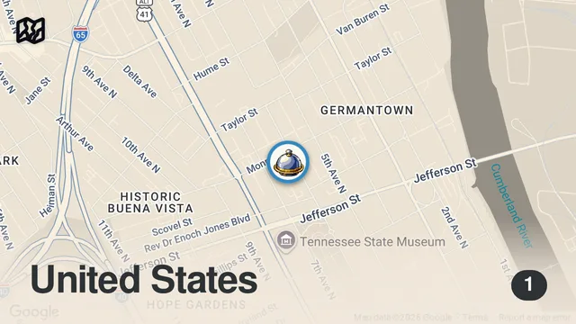 Map of Eating at the Cheapest Restaurant in Tennessee (5 STAR)