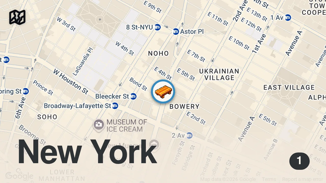 Map of 1 spot from One of Japan’s Best Sushi Masters Is Making His Mark on NYC — Omakase