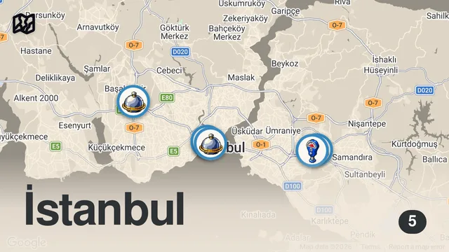 Map of INSANE Street Food in ISTANBUL, Turkey - WHOLE LAMB BBQ + Turkish street food in Istanbul, Turkey