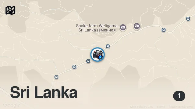 Map of I Went To Snake Exposure Therapy In Sri Lanka 🇱🇰 (again)