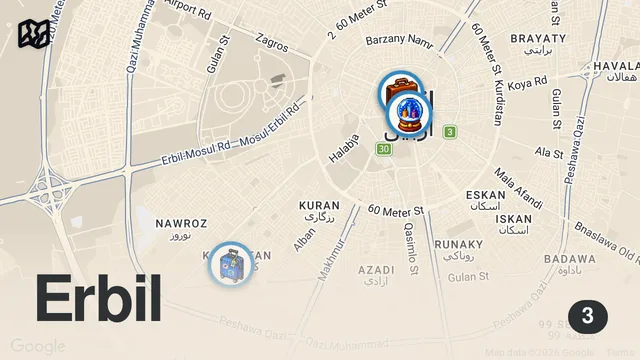 Map of You Never Knew This City In The Sky Existed - Amedi, Iraqi Kurdistan 🇹🇯 (exceptional hospitality)