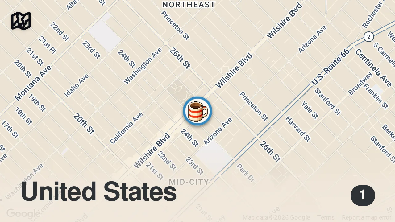 Map of 1 spot from CHEETOS COOKIE | THE TASTE TEST
