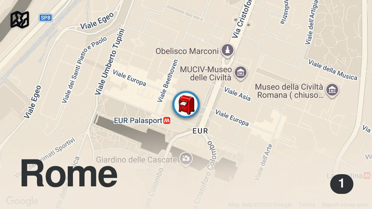 Map of 1 spot from ASCOLTA e RIPETI queste frasi per migliorare il tuo italiano parlato | Shadowing