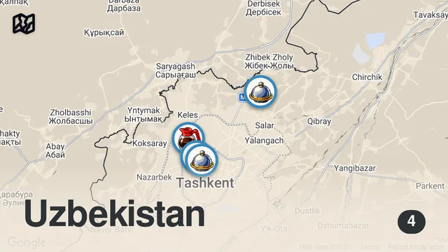 Map of Street Food in Uzbekistan 🇺🇿 Extreme HORSE hot pot + TANDOORI Lamb + Lagman - Central Asian food