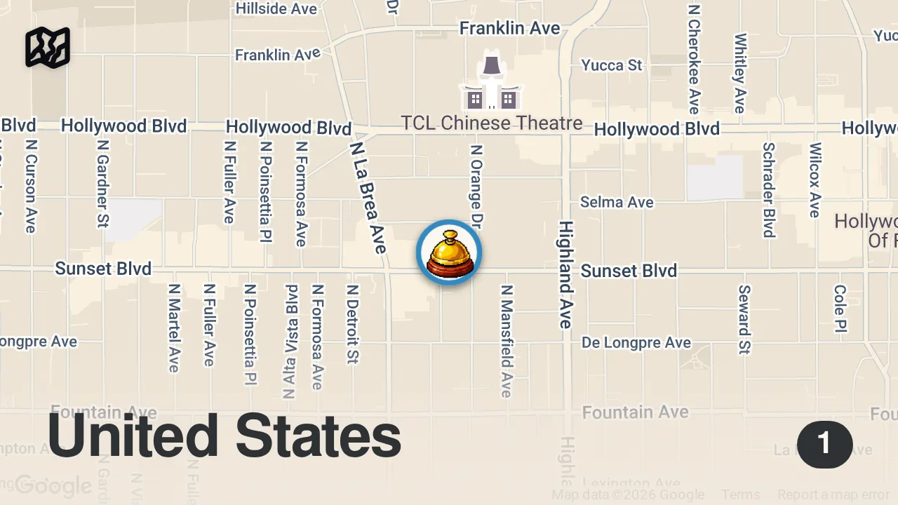 Map of 1 spot from Paying Strangers $20 To Eat SPICIEST Chip In The World - 2022 One Chip Challenge
