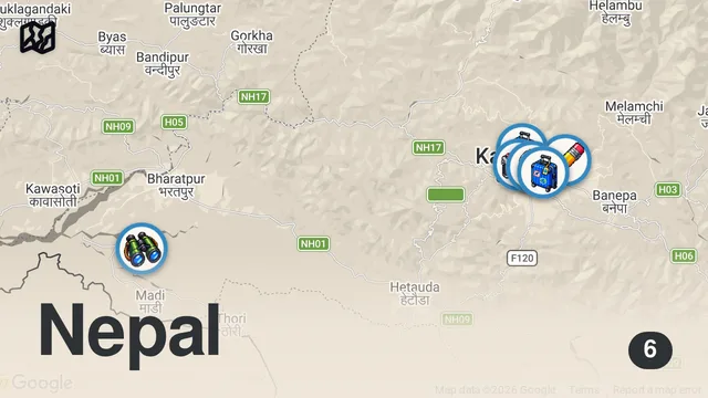 Map of Paying Strangers Business Rent In Kathmandu, Nepal 🇳🇵
