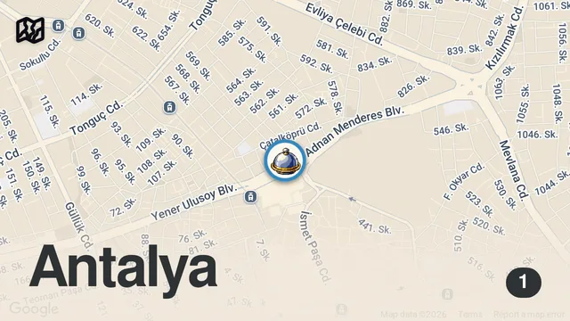 Map of YALAN YOK! TAVUK SUCUK KULLANIYORUM | TOSTÇU MAMİ
