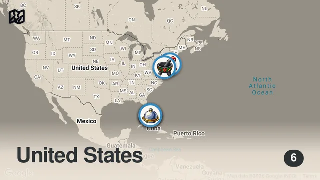 Map of Eating At The LARGEST Mall In Florida ($100 challenge)