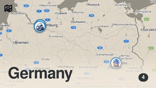 Map of 10 MUST EAT Dishes in Germany!  |  ULTIMATE German Food Tour