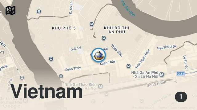 Map of The MOST EXPENSIVE Dinner in Saigon! MICHELIN STAR Vietnamese 11 Course TASTING MENU in Vietnam