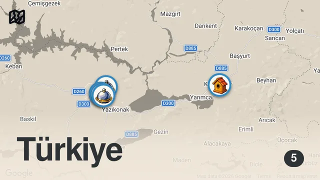 Map of ELAZIĞ’DA NE YENİR? 😊🥩