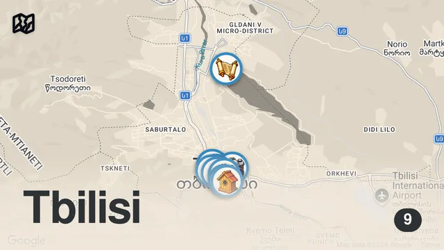 Map of Nobody Shows You This Side Of Tbilisi, Georgia - Kindness, History, Hospitality, Food and Art 🇬🇪