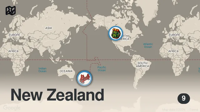 Map of You Can’t Beat a classic KIWI Roadie! | Auckland to New Plymouth