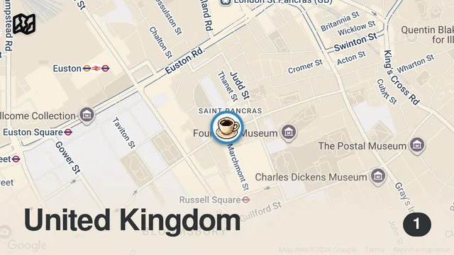Map of LA DOLCE NEAR KINGS CROSS #food #halalfood #foodie