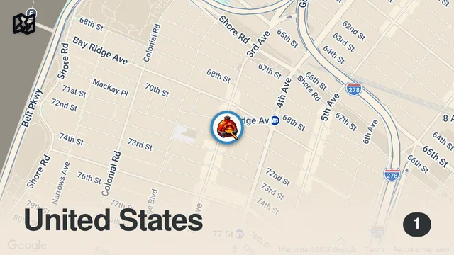 Map of Radioman Visits One of NYC's Oldest Pizzerias