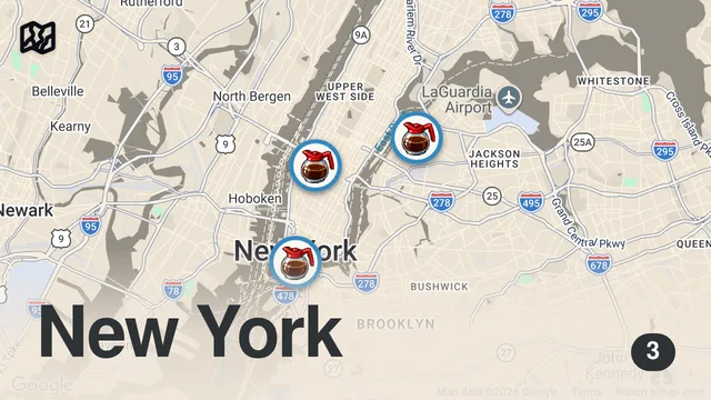 Map of The 3 BEST CLASSIC NYC Diners You Must Visit (Before They're Gone...)