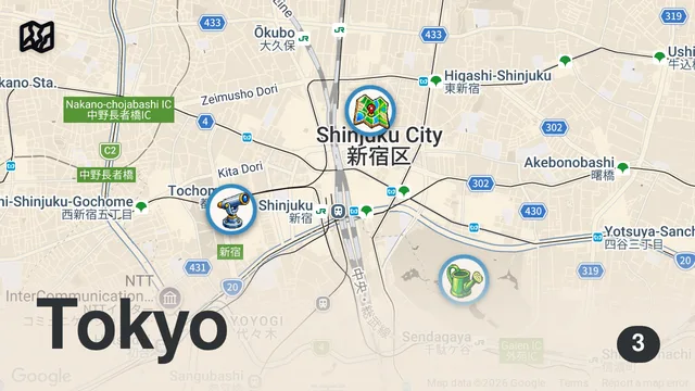 Map of Walking Through Shinjuku Tokyo 4K | Kabukicho, Omoide Yokocho & Nightlife