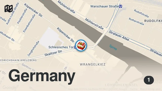 Map of ALMANLAR BİZİ KISKANIYOR MU? |  BERLİN TURU