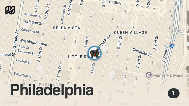 Map of Austin-Style Breakfast Tacos in Philly 🍳🥓🌮