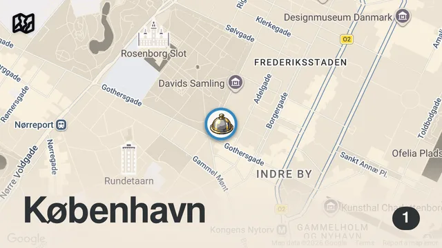 Map of Why this Michelin Starred Restaurant Should Be on Your Copenhagen Dining List | Alouette