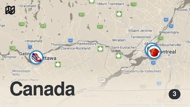 Map of OLD MONTREAL | QUEBEC TRAVEL VLOG #1