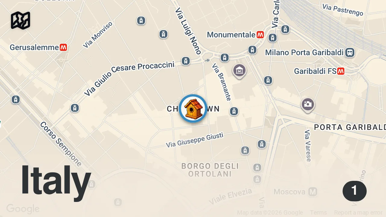 Map of 1 spot from Mi Piace or Mi Piacciono? Here's the Rule | Super Easy Italian 92