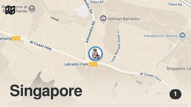 Map of There is an ALL YOU CAN EAT Japanese IZAKAYA BUFFET in Singapore & it is a MUST TRY!