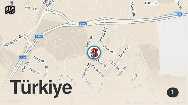 Map of LEZZETLİ FIRIN BULDUM #shorts #yemek #antalya