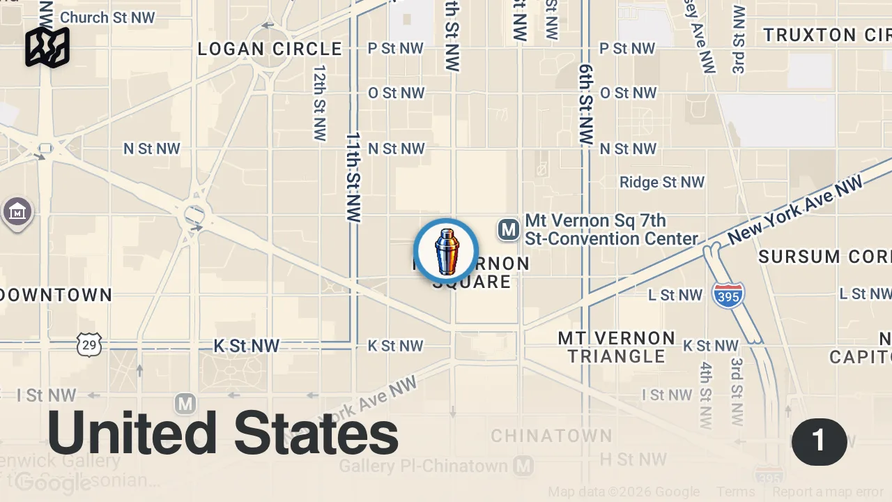 Map of 1 spot from Fried chicken, pepperoni bolognese, long hots #eater #shorts #sandwich