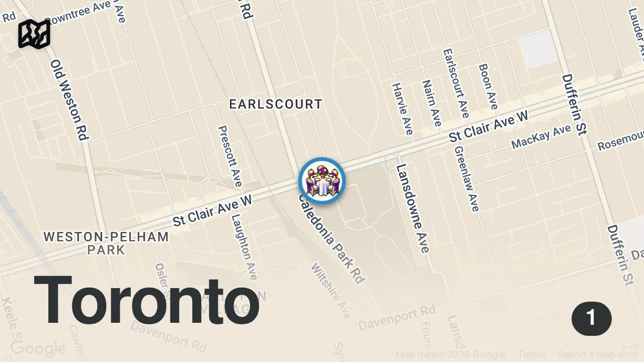 Map of 1 spot from WE WON! | Buffer Festival in Toronto Canada