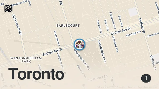 Map of WE WON! | Buffer Festival in Toronto Canada