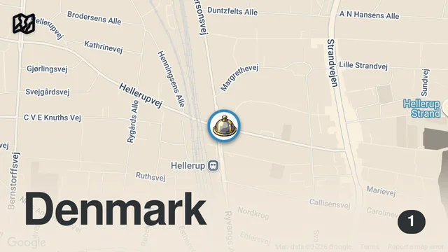 Map of 1 MICHELIN STAR | The Samuel, Copenhagen