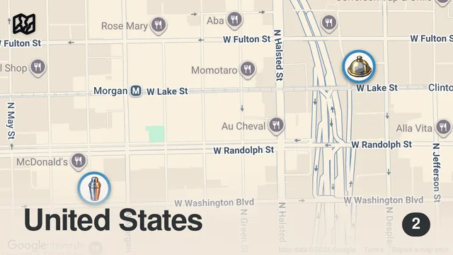 Map of This Restaurant Has a Five-Course Tasting Menu and a Late-Night Short Rib Sandwich