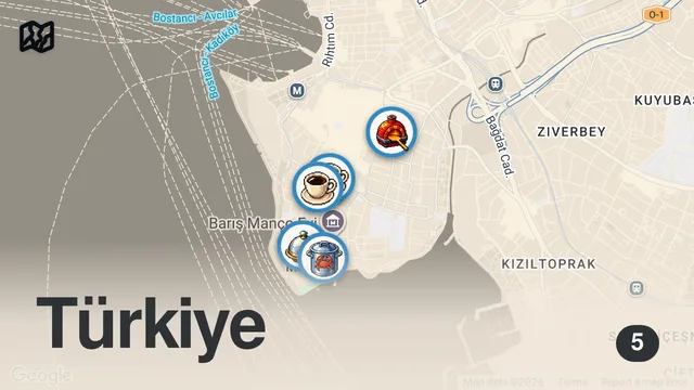 Map of MODA LEZZET REHBERİ (Kore pancake, pizza, tavuk schnitzel, kabak mücver) - Ayaküstü Lezzetler