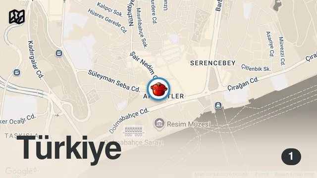 Map of Beşiktaş’ta Roma Usulü Pizza ve Beklenmedik Pastrami | Vedat Milor
