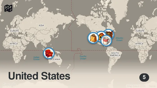 Map of We MOVED Across Country! NEW HOUSE TOUR