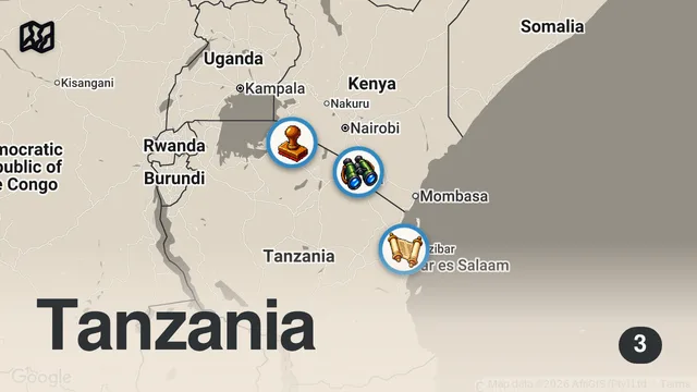 Map of I Wish These Weren't My First Impressions Of Tanzania, Dar es Salaam - (everything went wrong) 🇹🇿