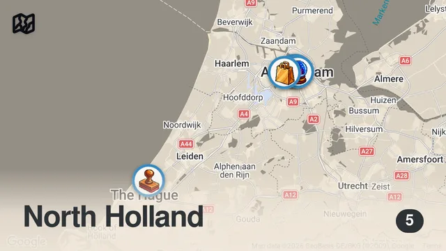 Map of Warum Holland das verrückteste LAND Europas ist 🚲🌷 – 17 Geheimnisse“