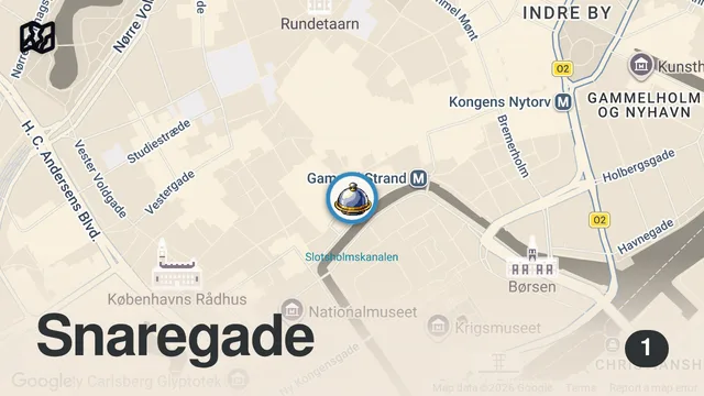 Map of We're loving this LOCAL DANISH Restaurant in COPENHAGEN | MARV & BEN