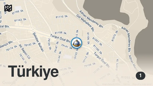 Map of Metrelik Lahmacun Arası Metrelik Adana Reklam Ciğerci Ulaş