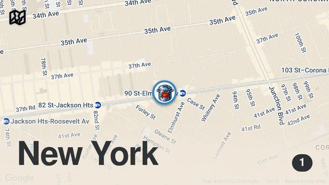 Map of I've been ordering wrong at my favorite NYC restaurant this whole time