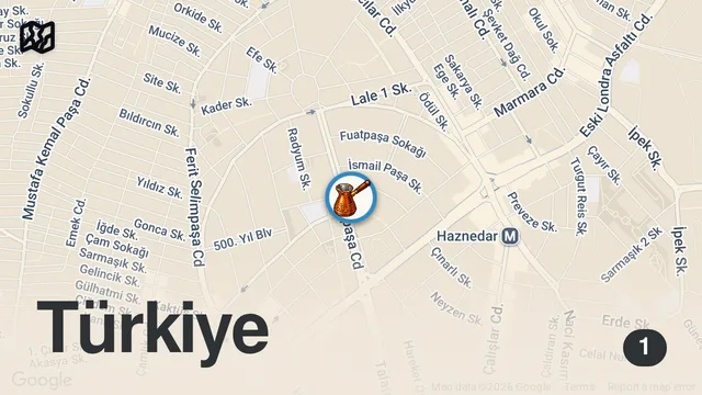 Map of GERÇEK ZEYTİNYAĞI KULLANMIYORUM!!! | ÇİĞ KÖFTECİ AHMET