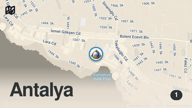 Map of YENİ MEKAN DENİYORUZ! 😊 #shorts #yemek #antalya